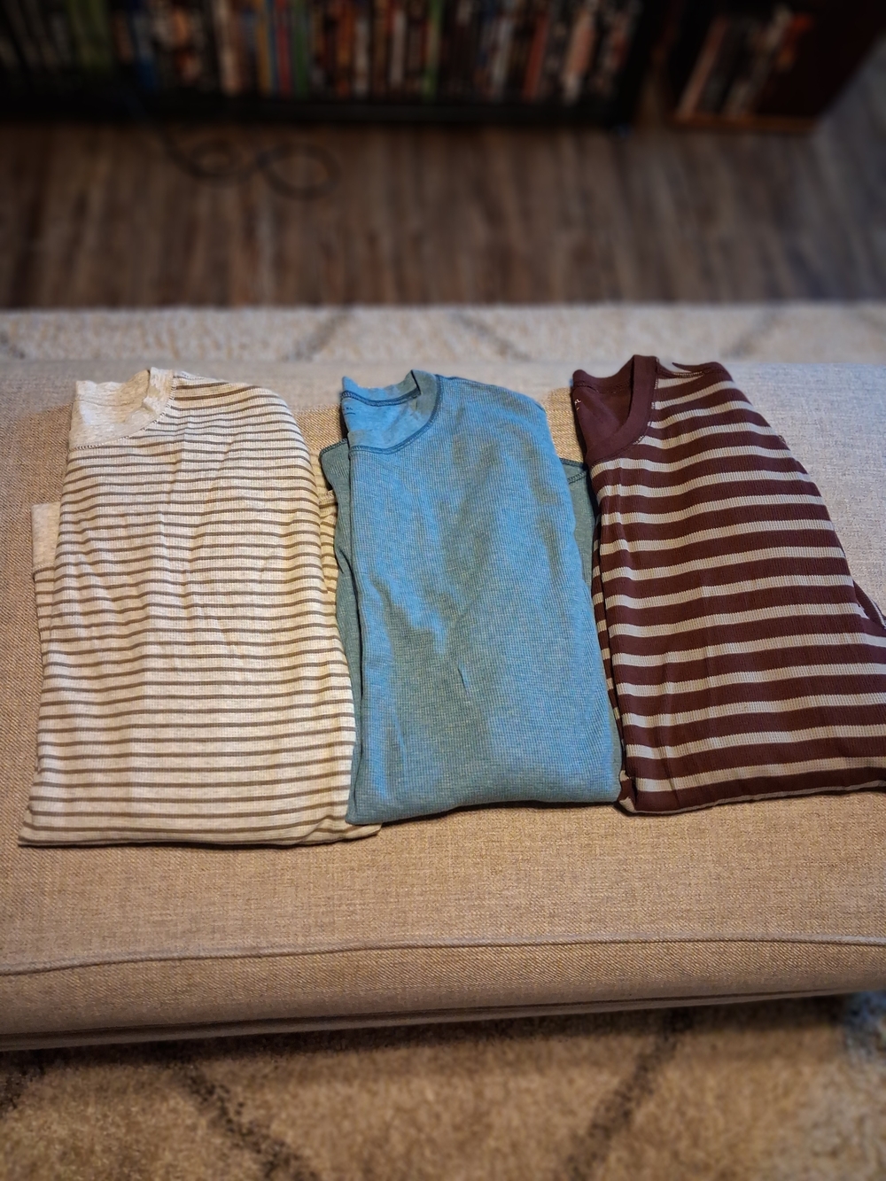 Lot Of 3 Men's Crew Neck Thermal Shirts